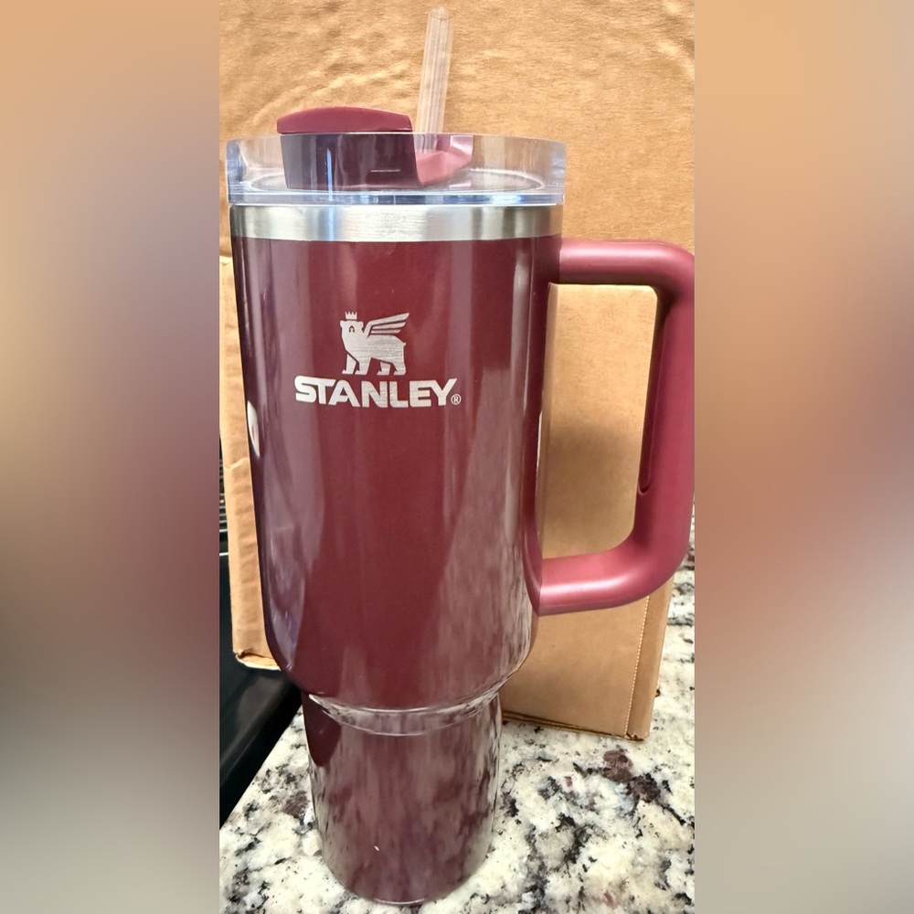Stanley Burgundy Travel Mug